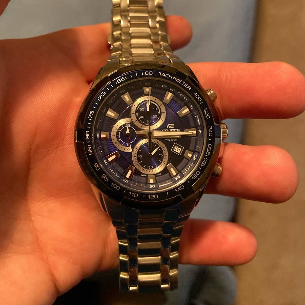Edifice Casio Tachymeter